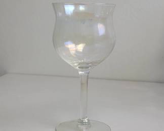 Iridescent Glass Stemware