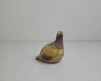 Handcrafted Ceramic Bird Figurine