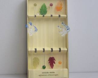 Glass Stirring Sticks with Box