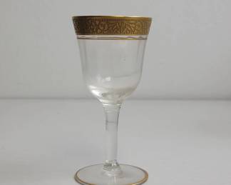 Tiffin Franciscan Glassware with Gold Trim