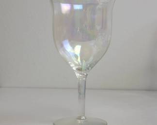 Iridescent Glass Stemware