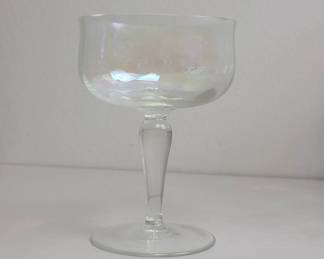 Iridescent Glass Stemware
