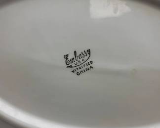 Embassy USA Vitrified China Dinner Set