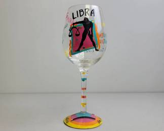 Lolita Love My Sign Libra Wine Glass