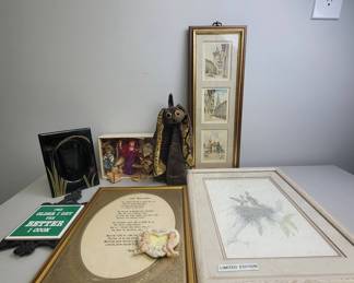Decorative Wall Art and Figurines Lot
