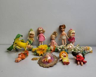 Liddle Kiddles Miniature Dolls and Accessories