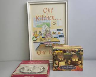 Kitchen Decor and Serving Set Collection