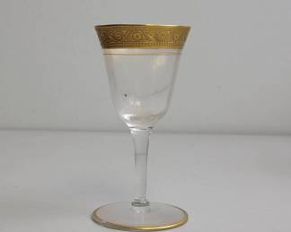 Tiffin Franciscan Glassware with Gold Trim