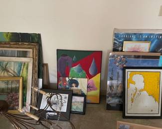 Some of the art and prints you'd find in the 3rd floor "gallery"
