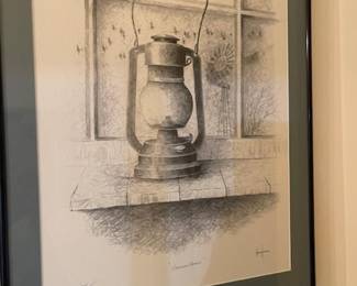 Herb Jones signed lantern print