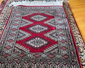 Beautiful red area rug