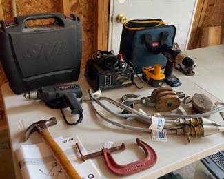 Some of the power tools