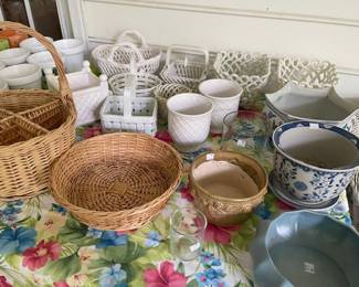 Pots and baskets
