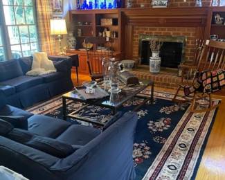 Family room! One of four 9 by 12 rugs