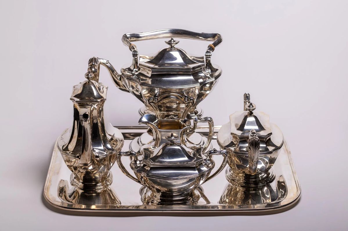 Birmington sterling silver tea set