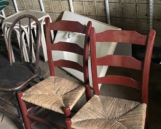 Ladderback chairs