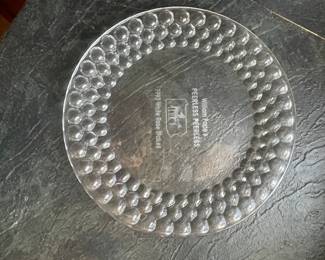 Bubble trophy plate