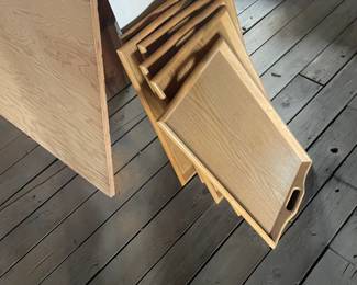 Wooden trays
