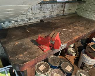 Work Bench and vise (sold together or separate