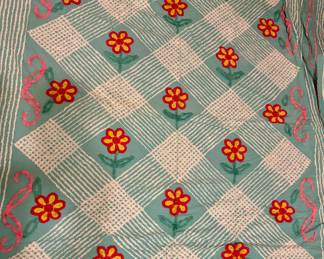 Chenille bedspread