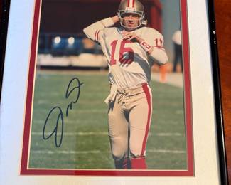 Joe Montana signed pic