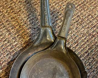 Vintage frying pans