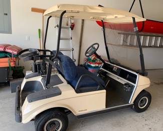 A different view of the gold cart
