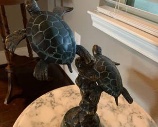 Metal turtles 