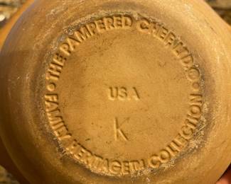 K9 - $20 - 10" Pampered Chef Stone Baking Bowl