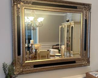 K50 - $95. Large Wall Mirror. Measures 40"w x 34"t