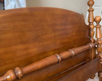 K119 - $145. Queen headboard, footboard, and rails. 48" tall.