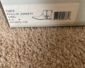 K34 - $75 - Philip Harness Frye Boot in Camel size 8.5