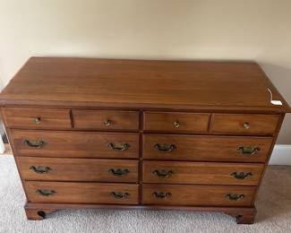 K30 - $200. Permacraft Solid Cherry Dresser. Measures 54" wide x 20" deep x 33 tall.