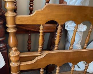 K118 - $95. Full headboard, footboard and rails. 40" tall.