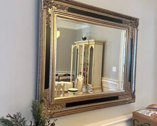 K50 - $95. Large Wall Mirror. Measures 40"w x 34"t
