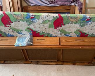 K123 - SET 2. $125. Twin bunkbed with ladder and 3 under bed drawers. This End Up.