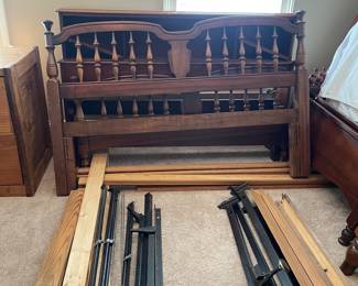 K121 - $95. Full headboard, footboard, and rails. 40" tall.