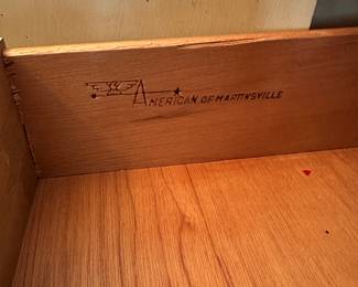 K52 - $225 - Vintage Martinsville Buffet. Like New Condition. 57.5"W x 18"D x 30"T