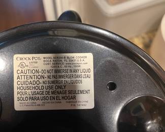 K6 - $8 - Black Rival Crockpot