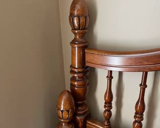 K116 - $150. Queen headboard 53" tall. Footboard and rails.