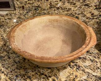 K8 - $35 - 14" Pampered Chef Stone Baking Bowl