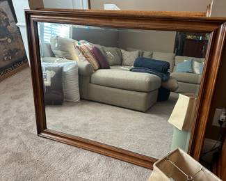 K87 - $60. Wall Mirror. Measures 47" w x 37" t