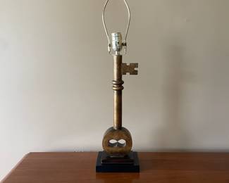 K26 - $25 - Key Lamp. No shade. 24" tall.