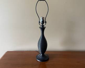 K29 - $20. Table Lamp. Measures 24" tall.