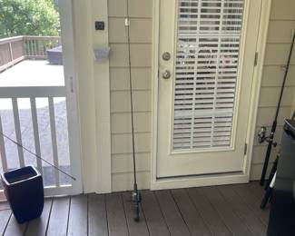 There are a total of 4 fishing poles - these photos may help if you have questions.