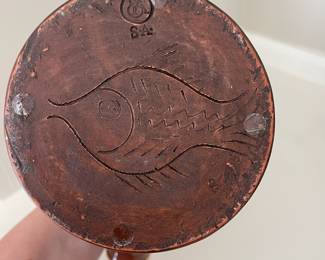 K22 - $45 - Studio Pottery Signed 8" tall