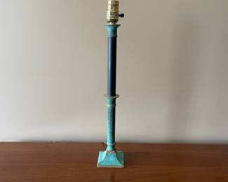 K28 - $25. Table Lamp. Measures 20" Tall.
