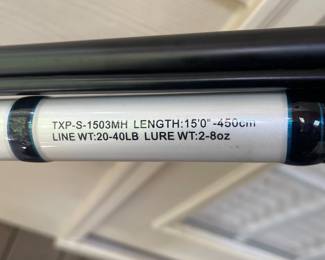 There are a total of 4 fishing poles - these photos may help if you have questions.