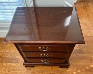 K78 - $75 EACH. 2 Available. Lexington Nightstand. Measures 24"W x 17"D x 26"T
