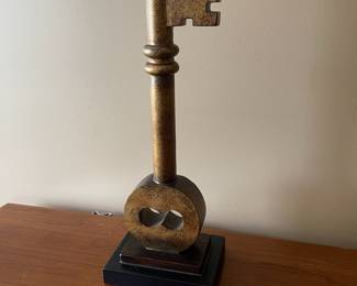 K26 - $25 - Key Lamp. No shade. 24" tall.